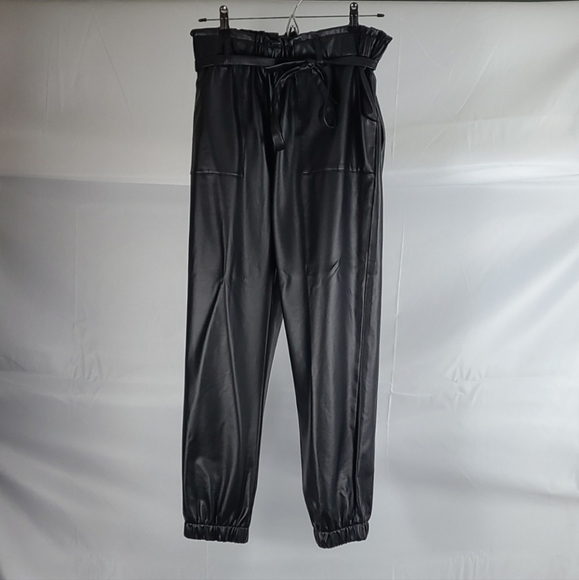 Faux Leather Pants size Large - Picture 1 of 6